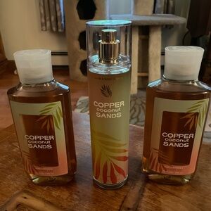 B&BW Copper Coconut Sands Body Spray & shower gel